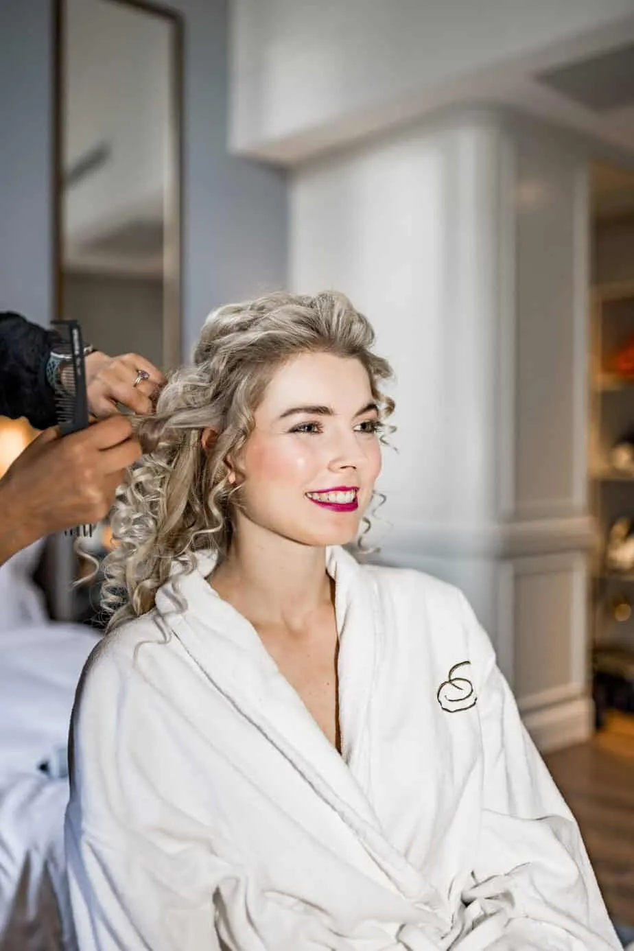 Brautshooting im Hotel in Hamburg