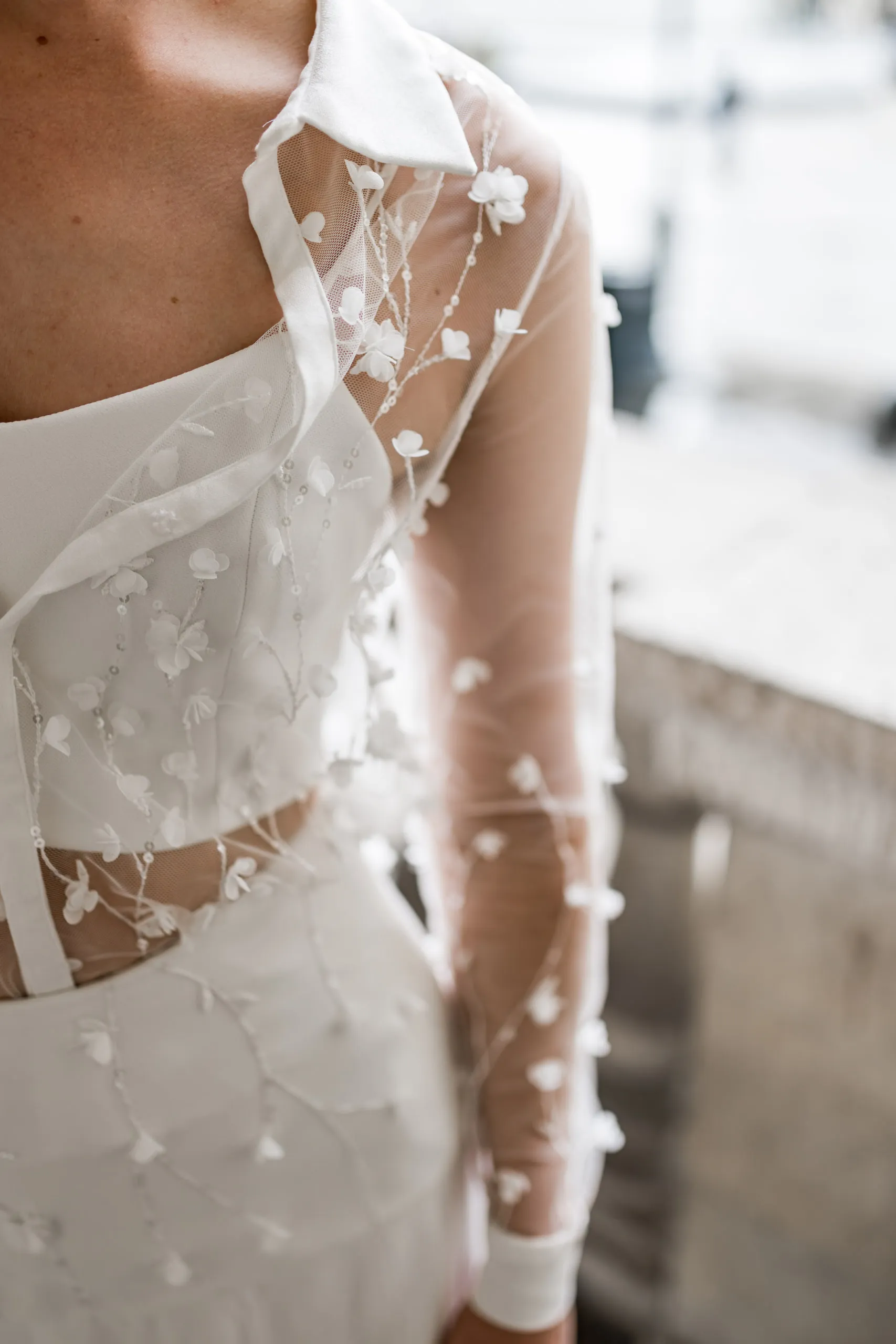 Editoriales Brautkleid Shooting in Paris, Bild 4