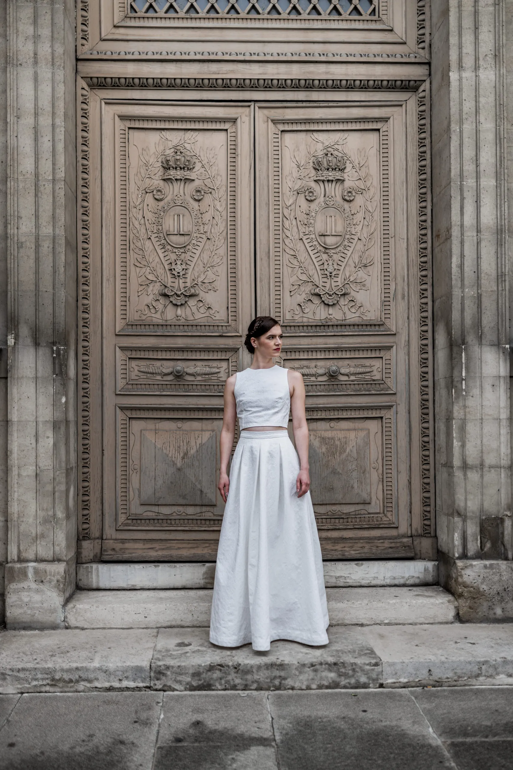 Editoriales Brautkleid Shooting in Paris, Bild 10