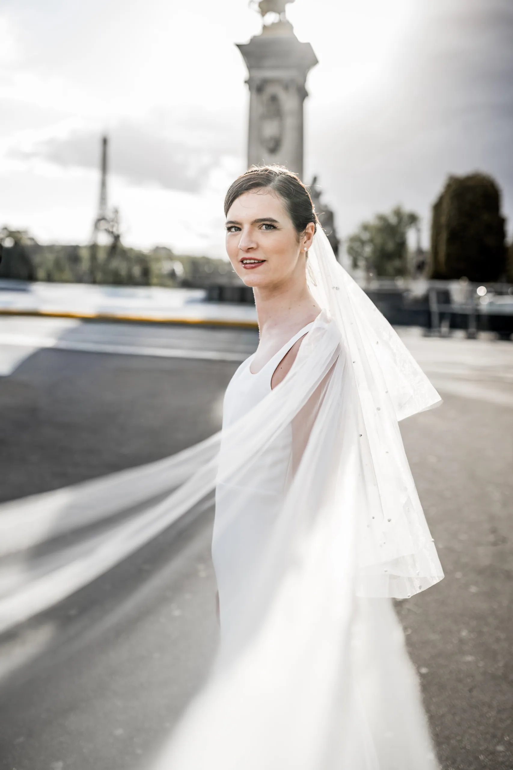 Editoriales Brautkleid Shooting in Paris, Bild 14