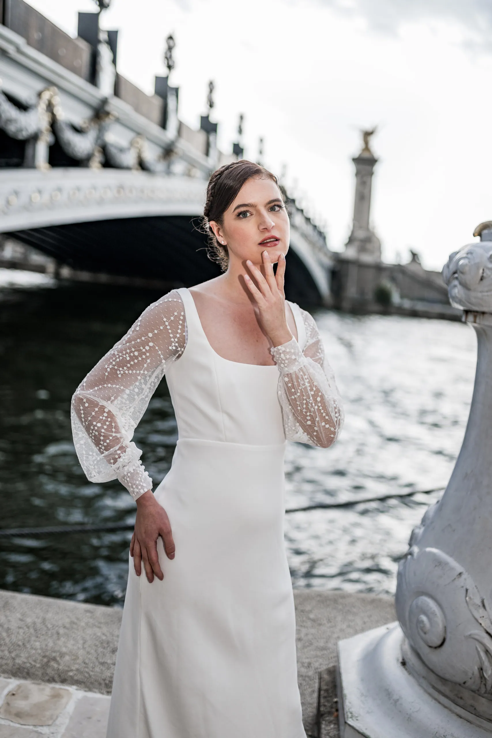 Editoriales Brautkleid Shooting in Paris, Bild 17