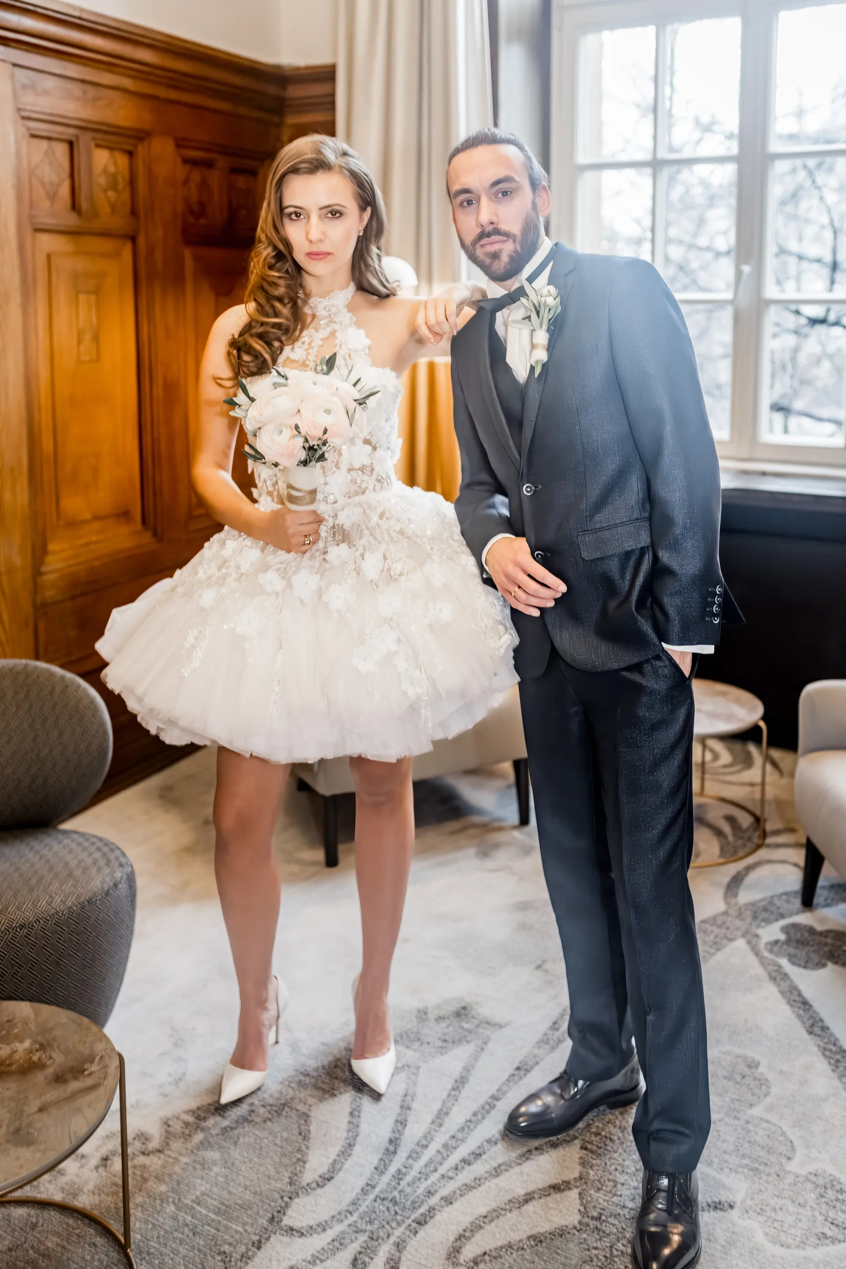 Brautpaar-Editorial in den Fraser Suites Hamburg, Bild 30