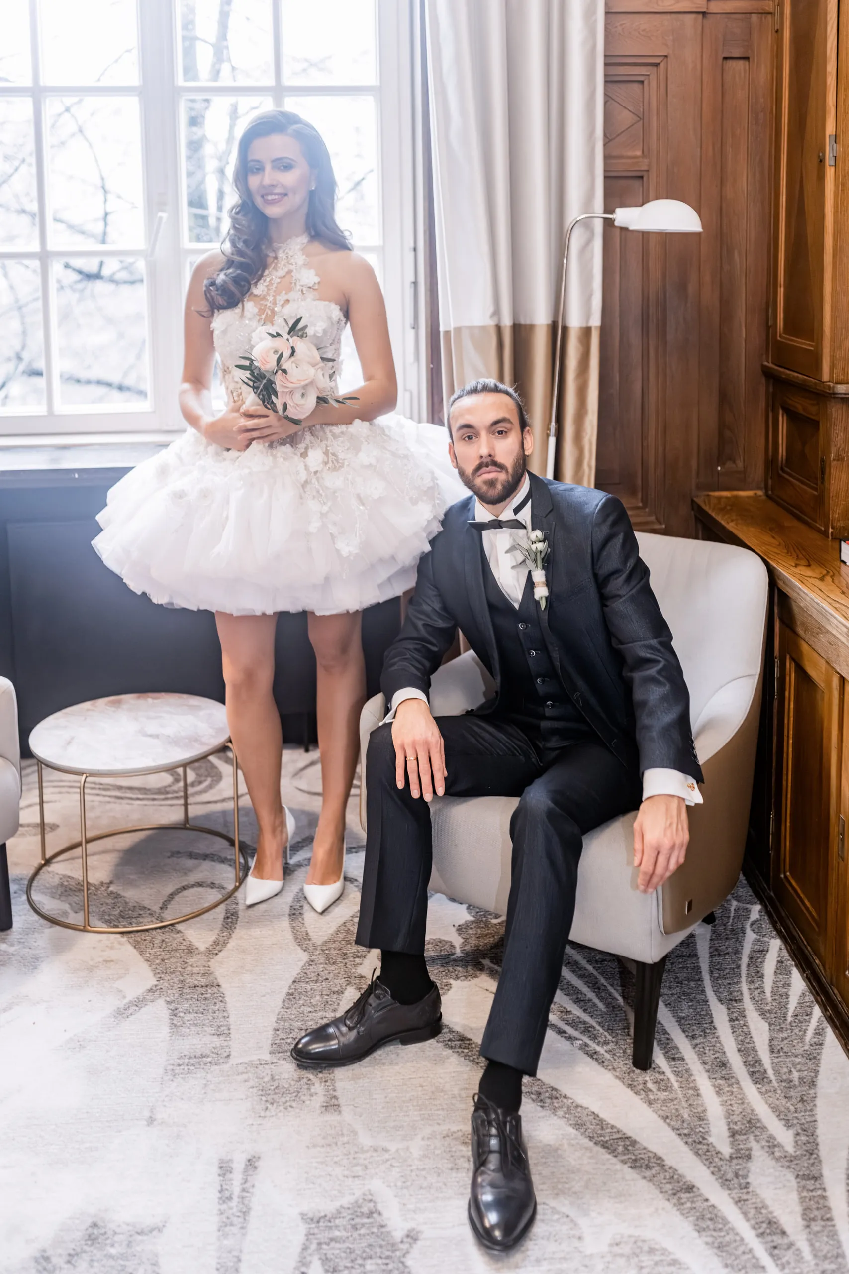 Brautpaar-Editorial in den Fraser Suites Hamburg, Bild 37
