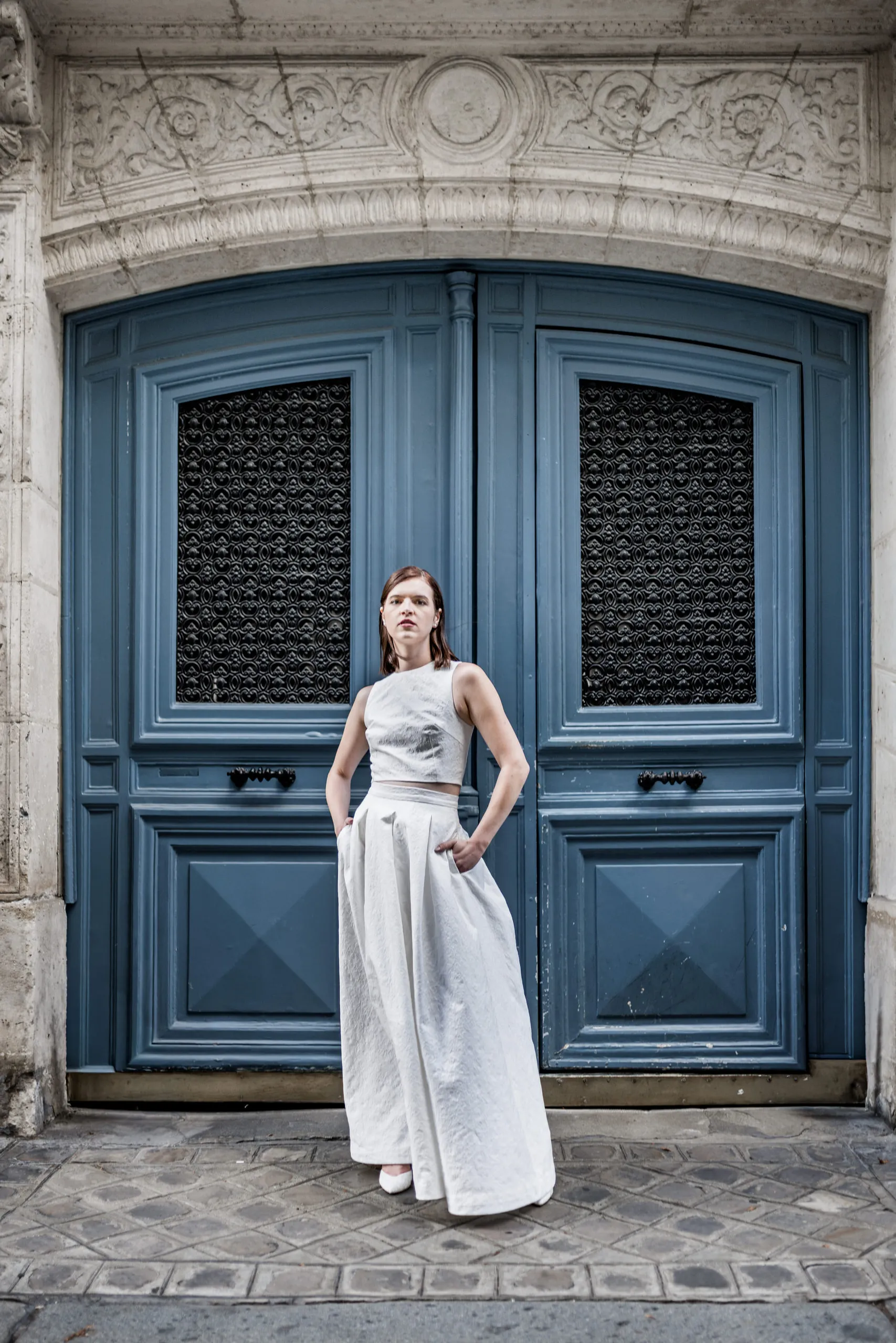 Editoriales Brautkleid Shooting in Paris, Bild 30
