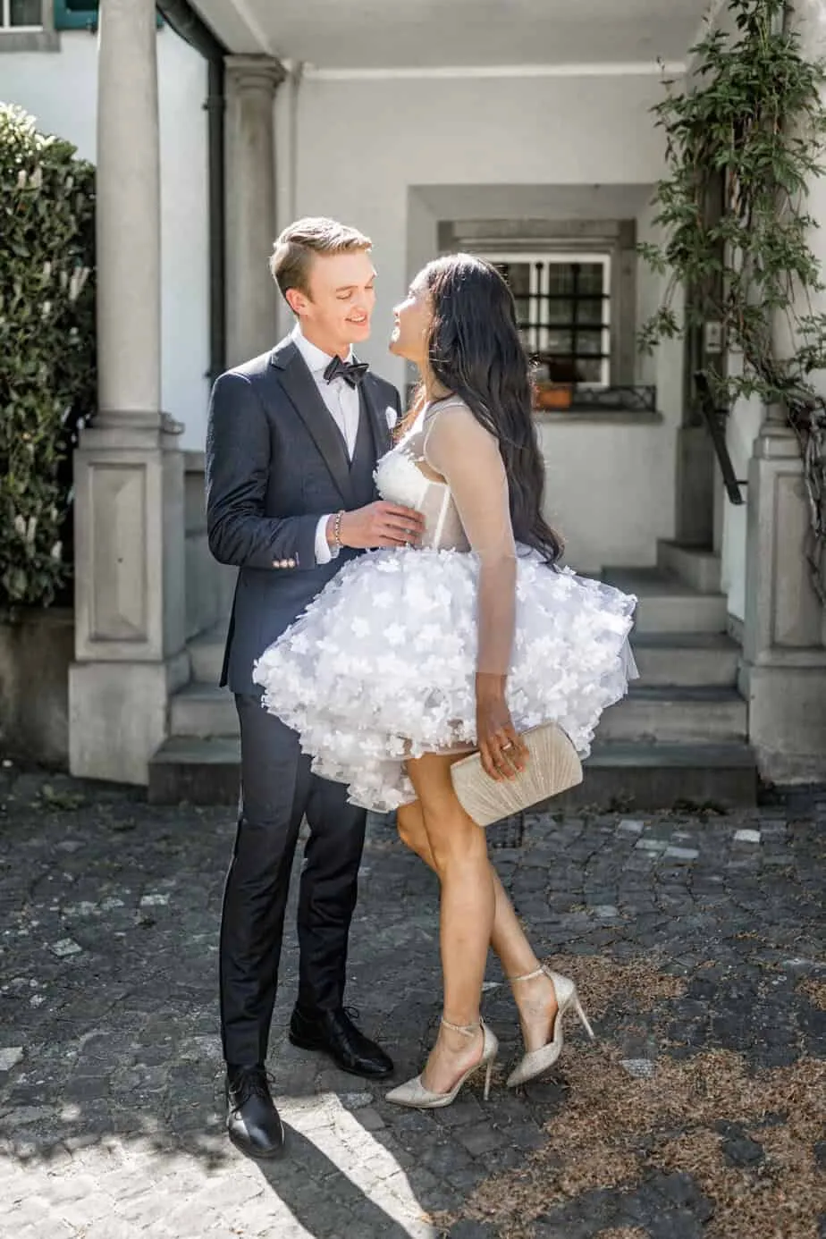 Brautpaarportrait mit ruhiger Eleganz in Zürich