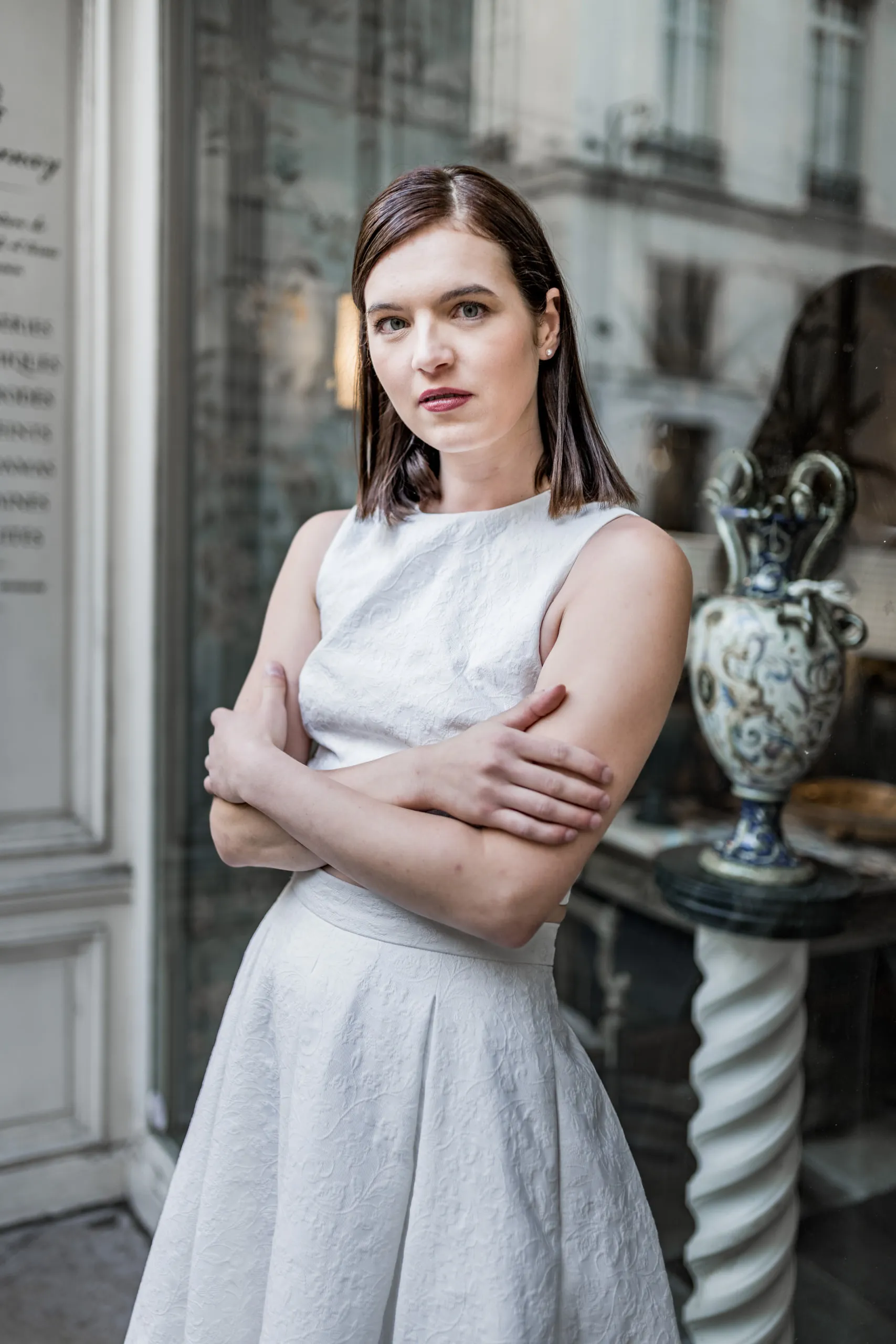 Editoriales Brautkleid Shooting in Paris, Bild 32