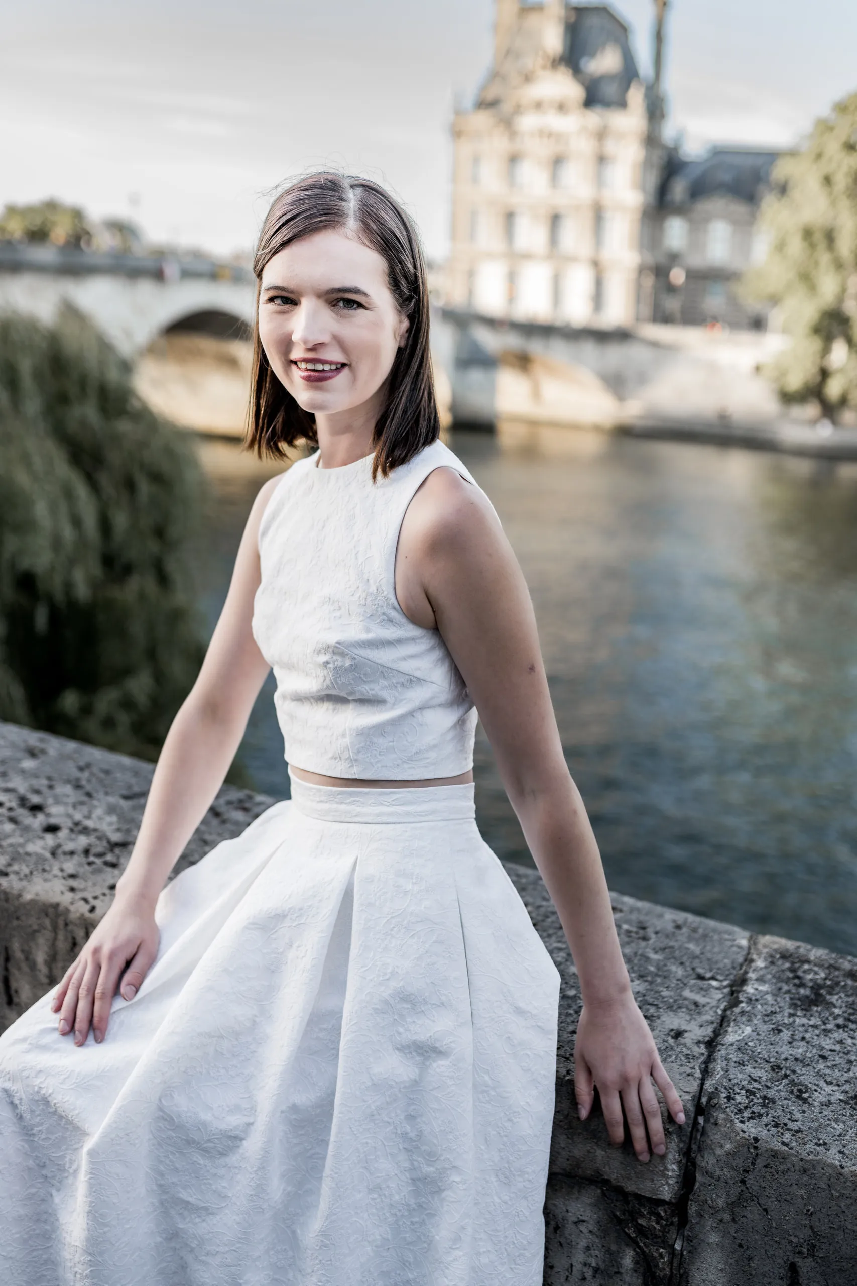 Editoriales Brautkleid Shooting in Paris, Bild 37