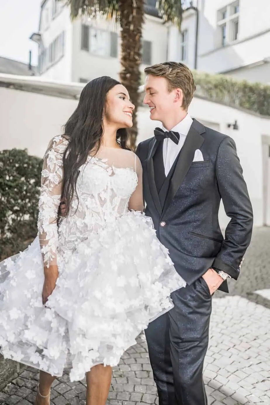 Stephanie und Laurin als Inspiration für ein Elopement in der Schweiz