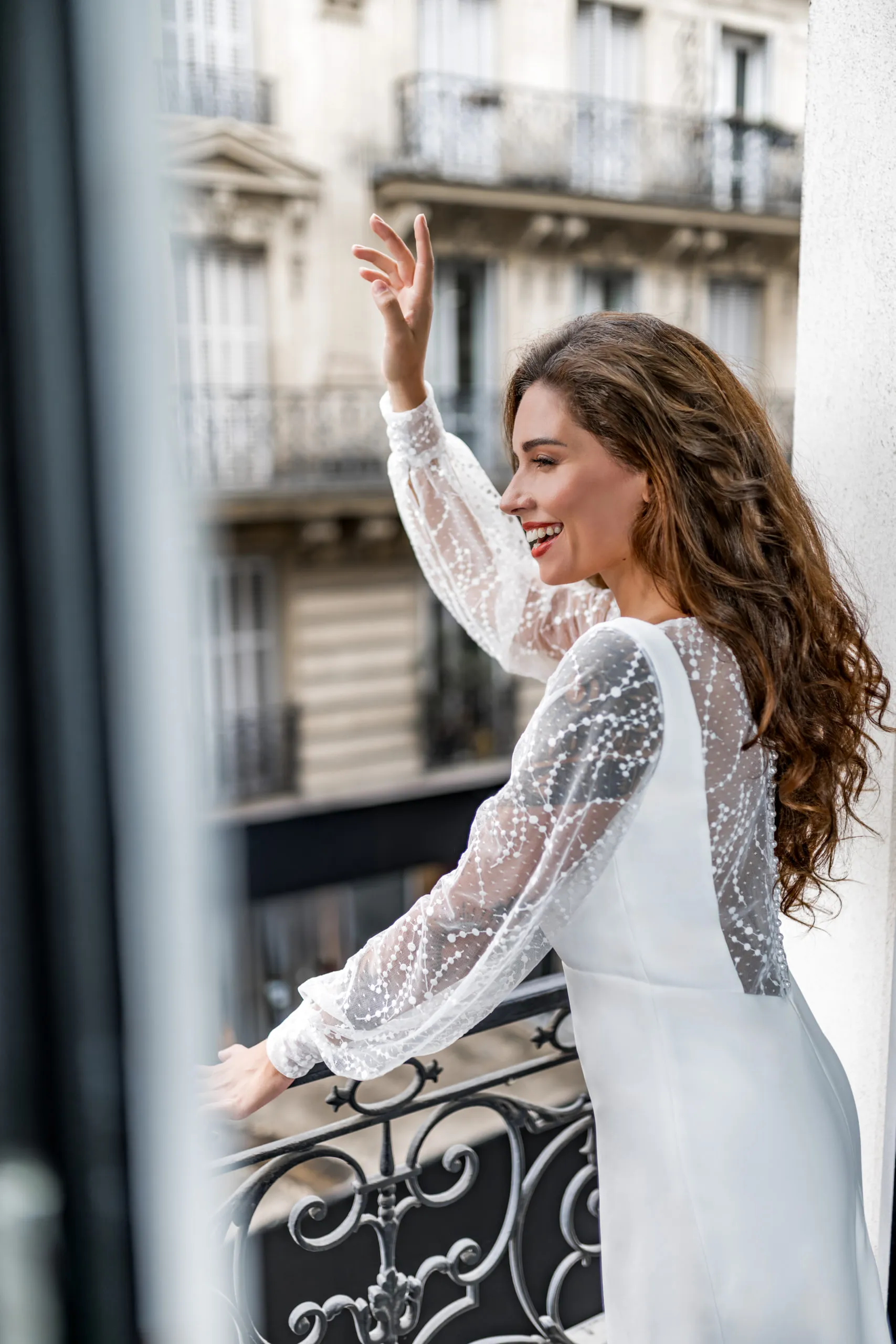 Editoriales Brautkleid Shooting in Paris, Bild 42