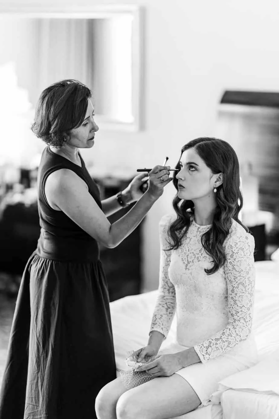 Professionelles Brautstyling vor dem Fotoshooting in Hamburg