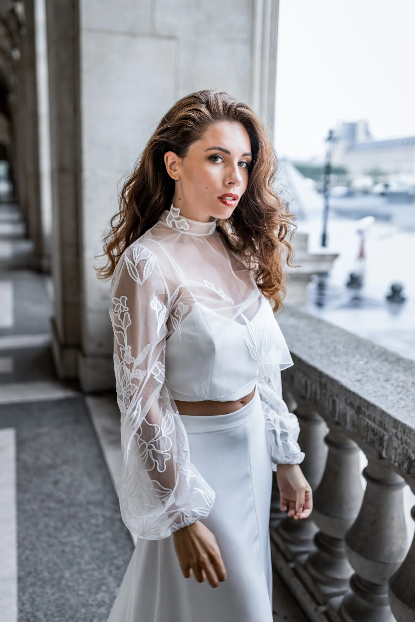 Editoriales Brautkleid Shooting in Paris, Bild 50