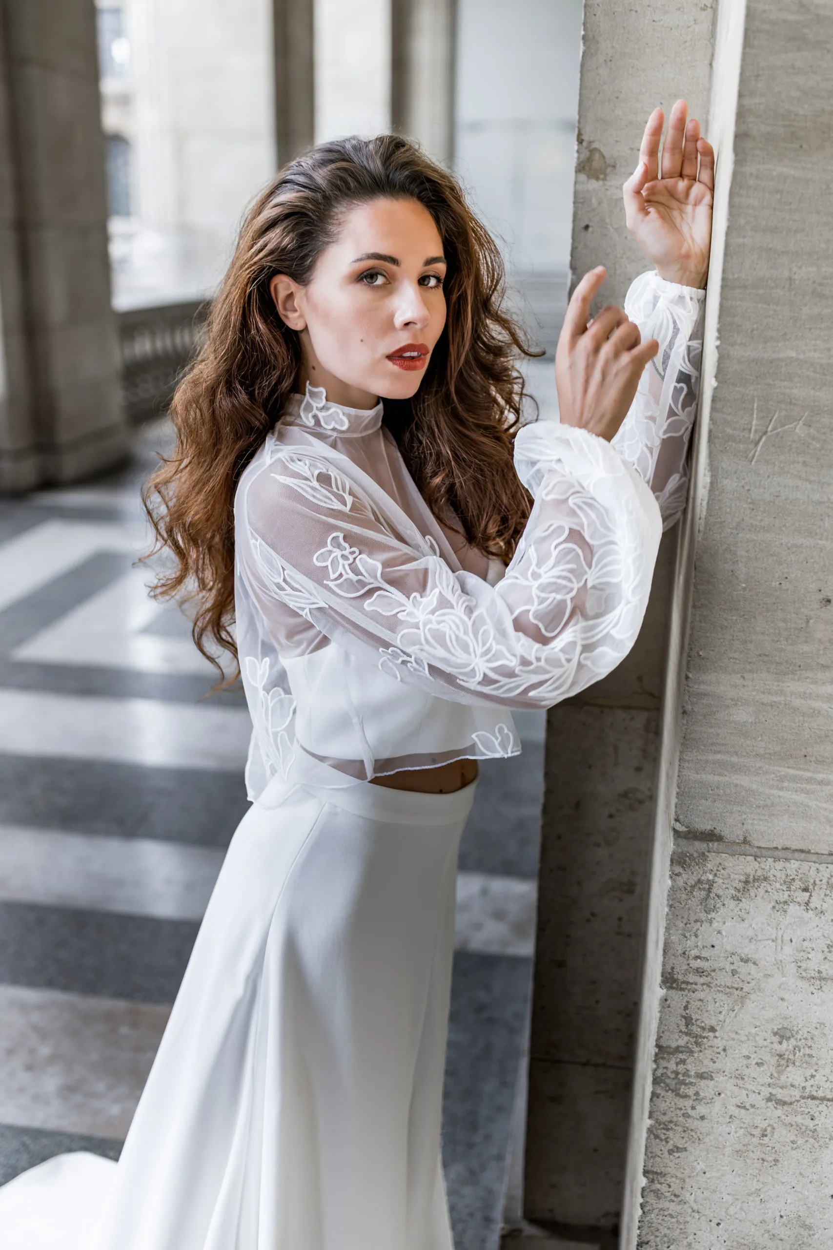 Editoriales Brautkleid Shooting in Paris, Bild 52