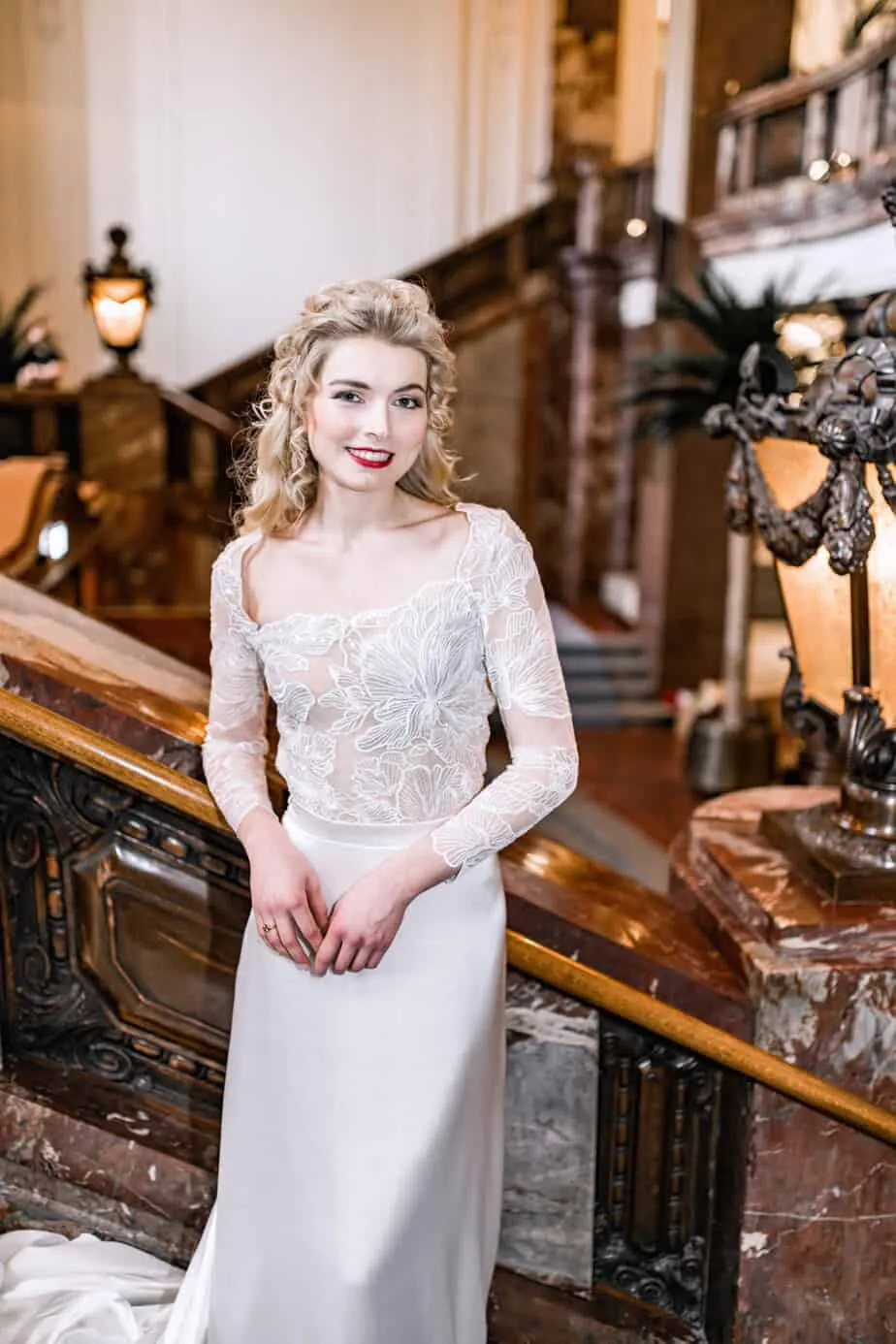 Braut Fotoshooting in den Fraser Suites Hamburg