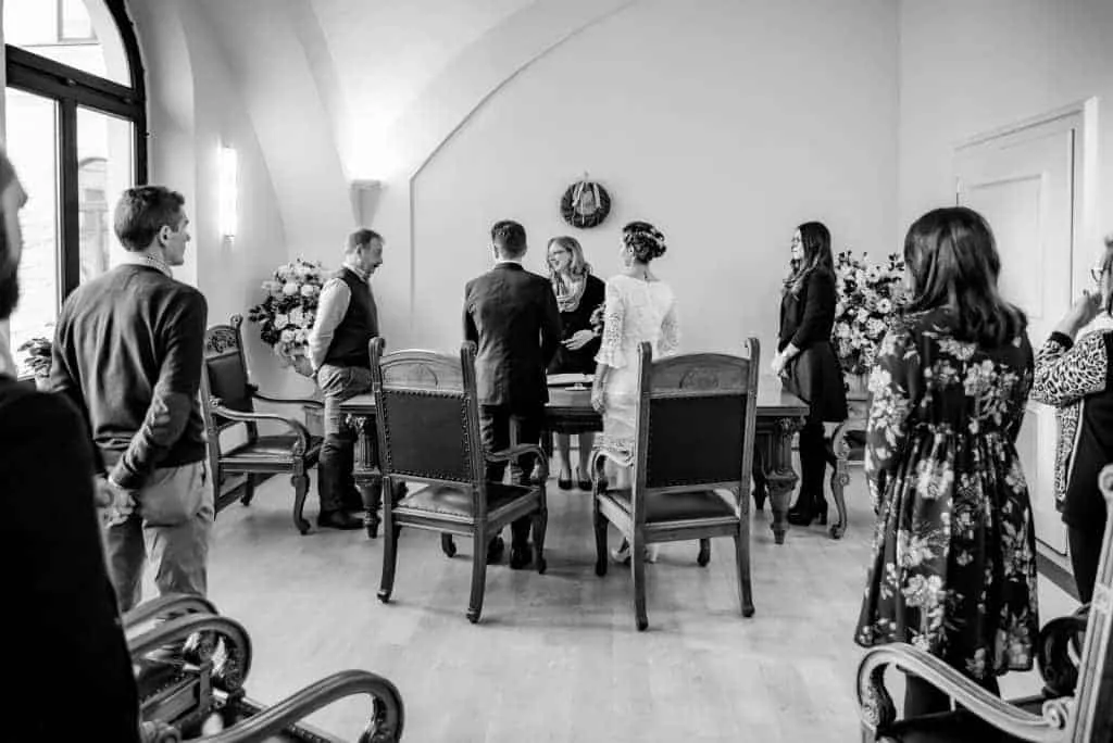 Standesamtliche Trauung von Roberta und Daniel in Hamburg-Altona