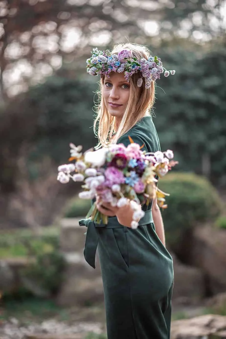 Botanical-Art-Fotoshooting mit feinem Portraitlicht