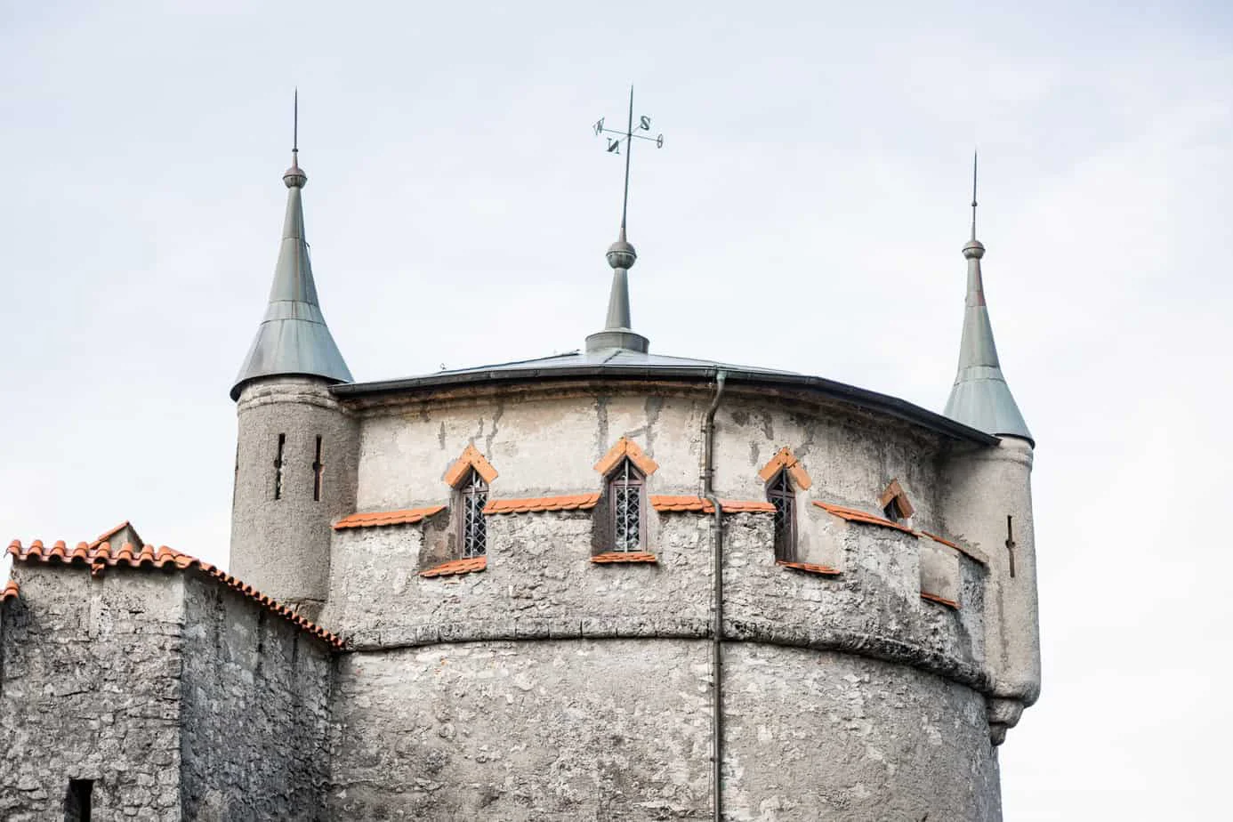 Turm von Schloss Lichtenstein in Baden-Württemberg