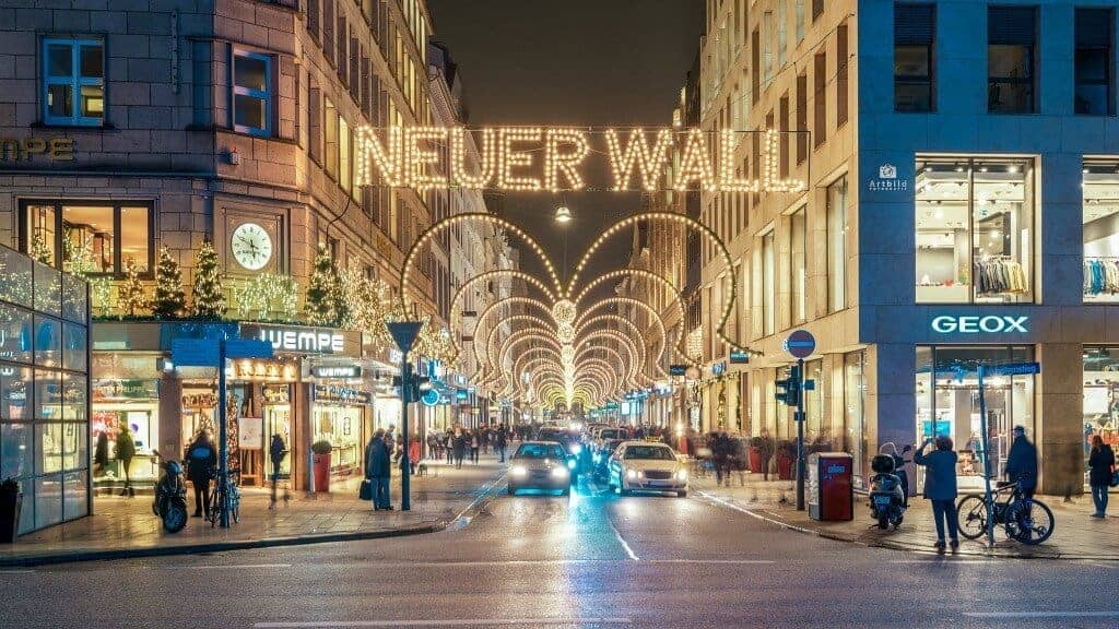 Neuer Wall zu Weihnachten