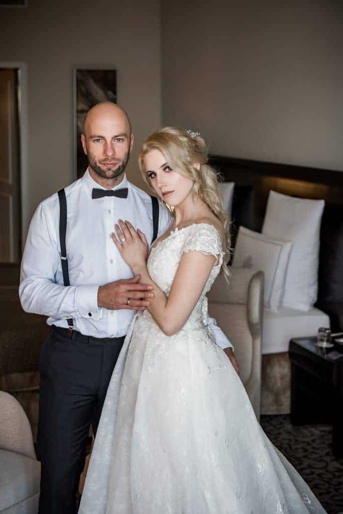 Brautpaar im Hotel Atlantic in Hamburg